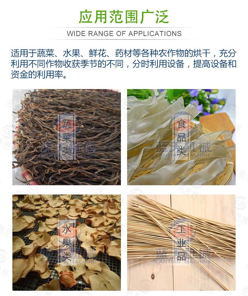 豆角烘干機(jī)應(yīng)用范圍