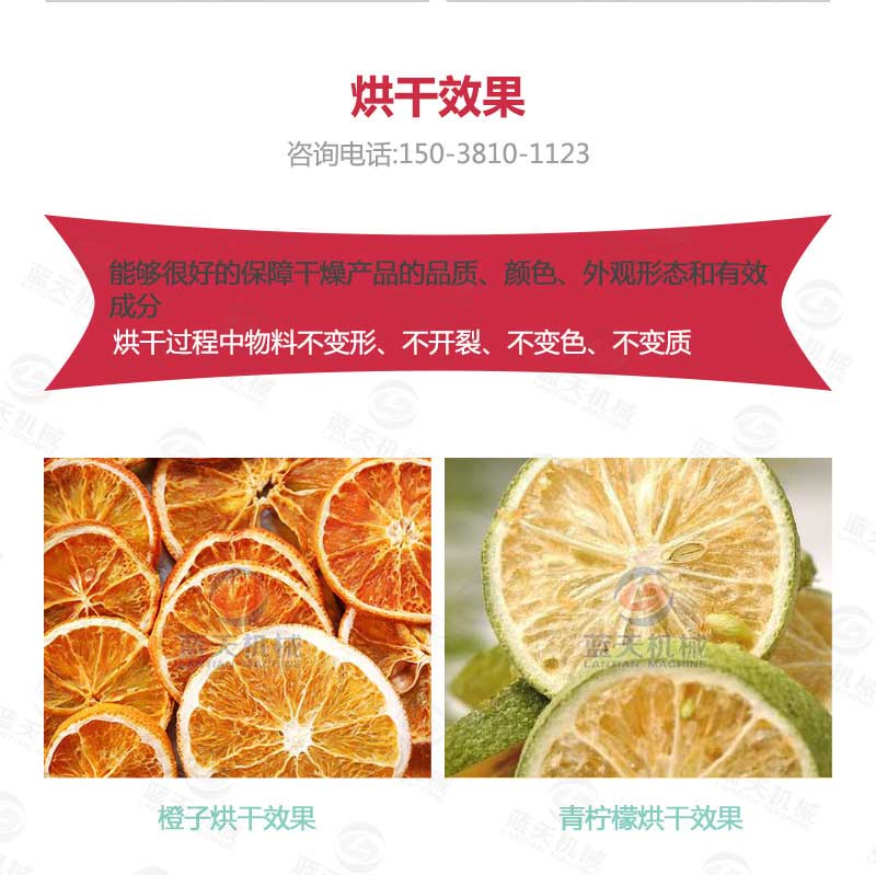 草莓烘干機烘干效果