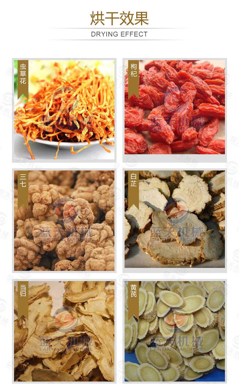 空氣能蟲(chóng)草花烘干機(jī)烘干效果