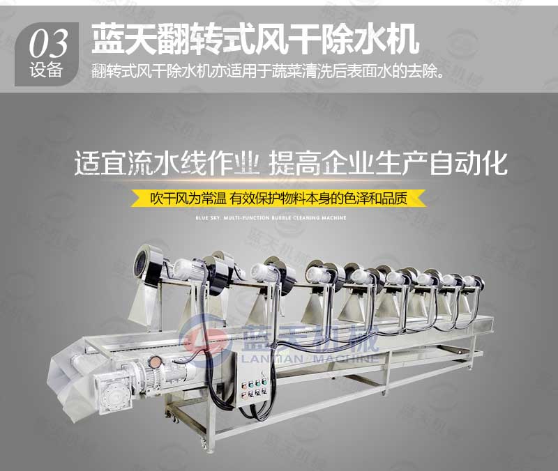 果蔬氣泡清洗機(jī)配套設(shè)備